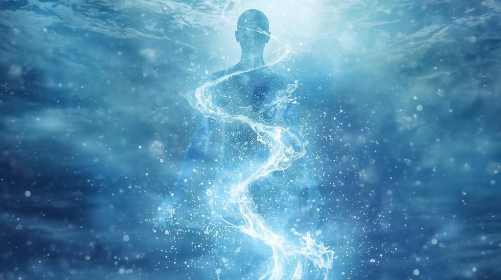 rios de agua viva que corren en el interior del ser humano